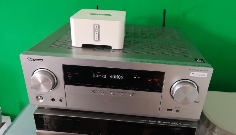 Works with Sonos for AV receivers